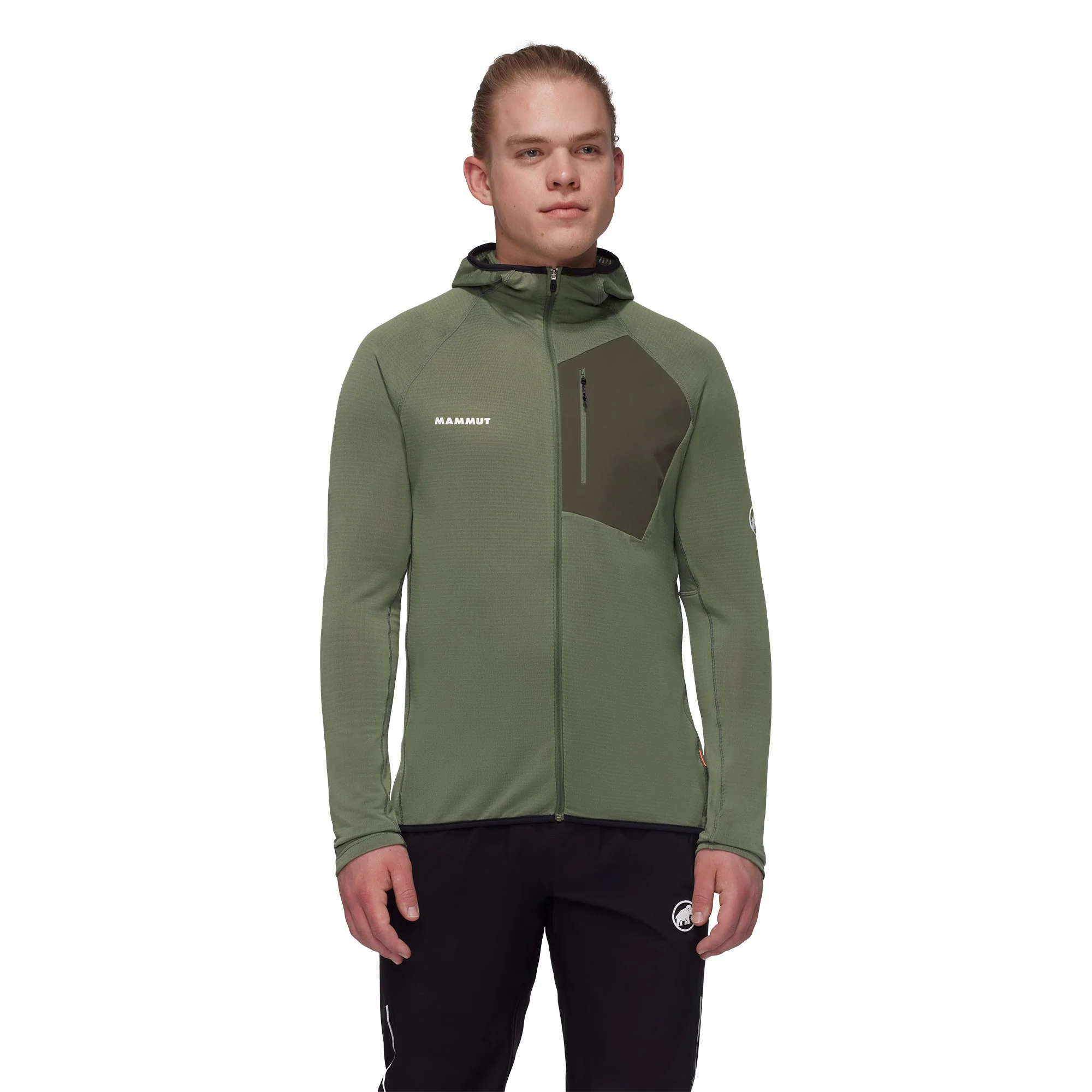 Aenergy Light ML Hooded Jacket Mens - Marsh-Dark Marsh - Image 2