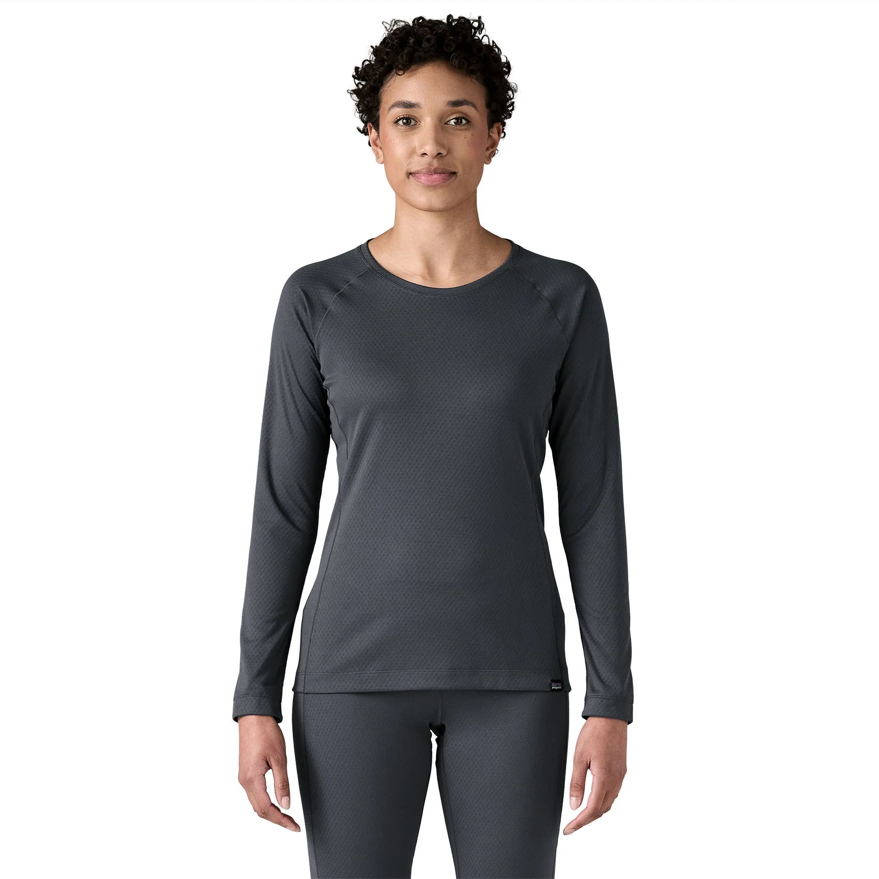 Capilene Midweight Crew Womens - Smolder Blue - Image 3
