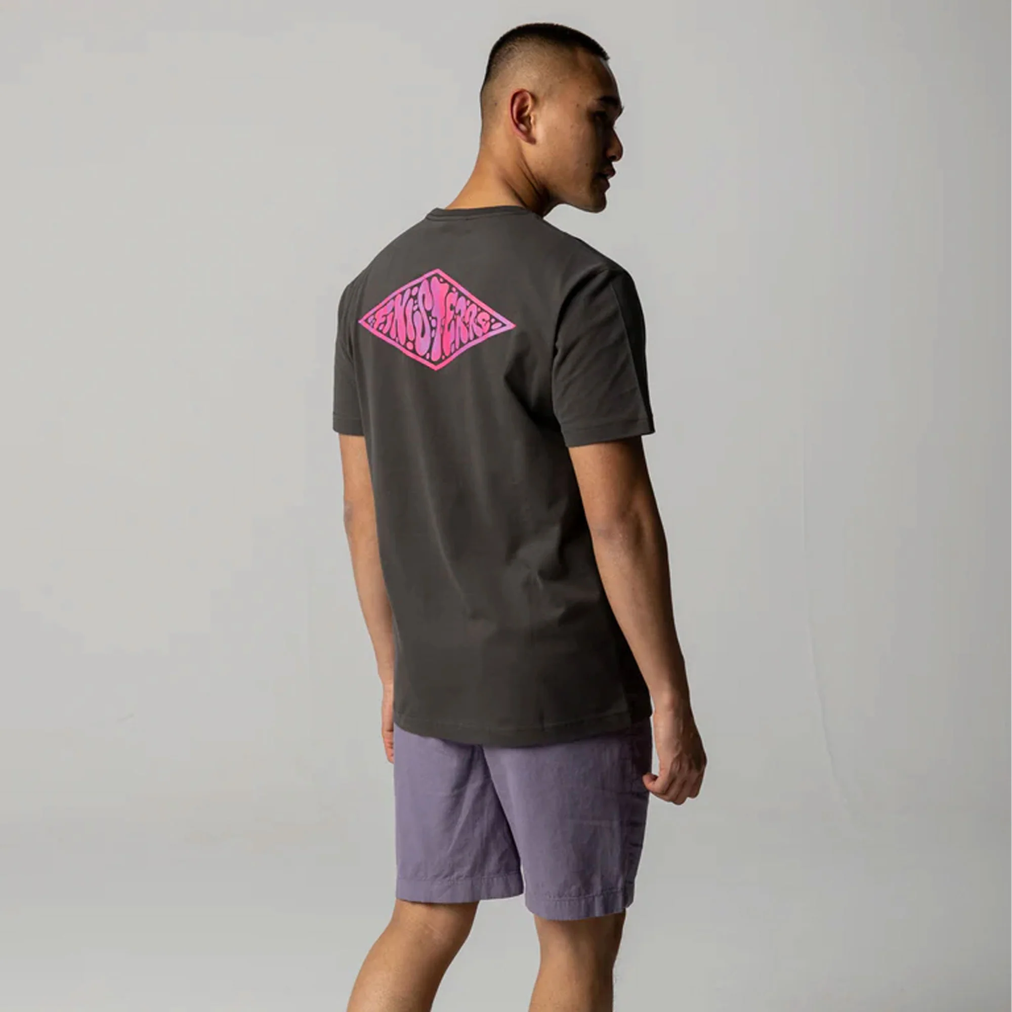 Diamond Spray Tee Mens - Raven - Image 3