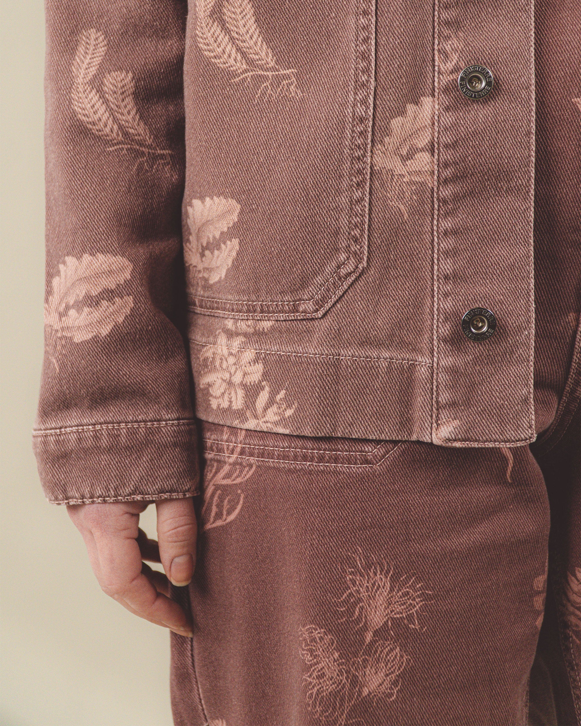 Floral Marine Yarrel Printed Jacket Womens - Floral Marine Print - Image 5