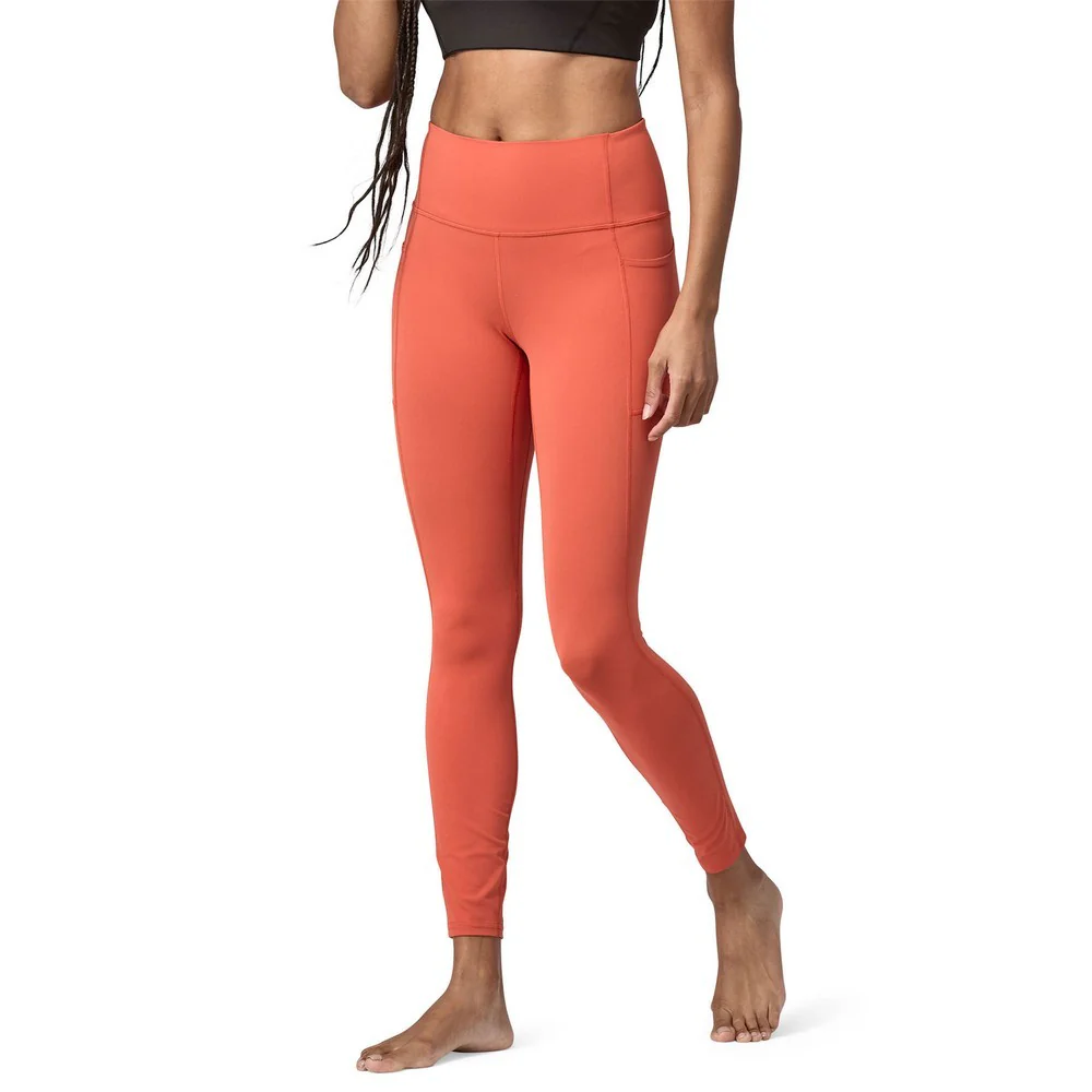 Maipo 7/8 Stash Tights Womens - Pimento Red - Image 4