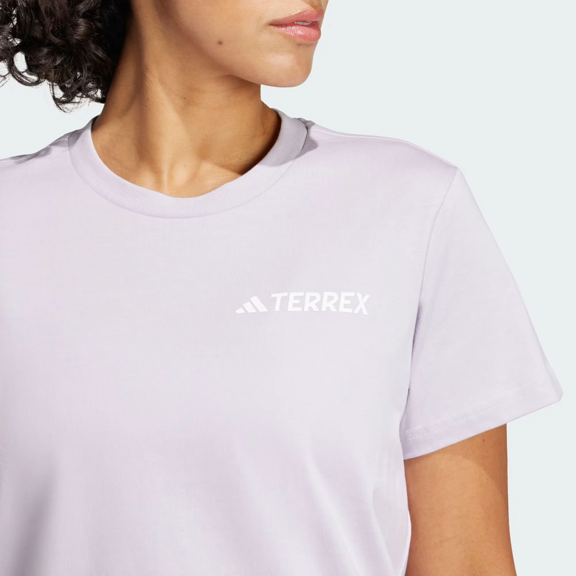 Graphic Mountain Tee Womens - Silver Dawn - Image 5