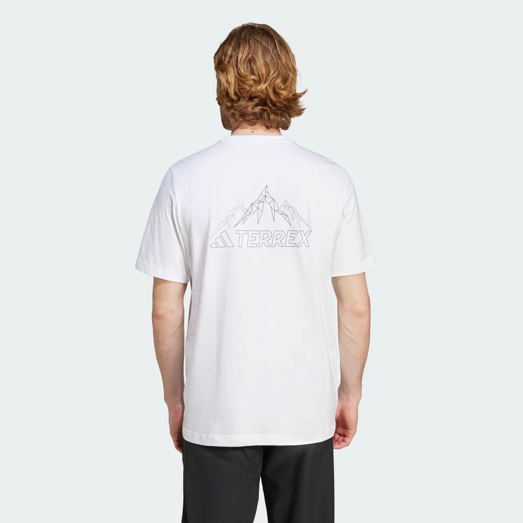 Graphic Mountain Tee Mens - White - Image 3