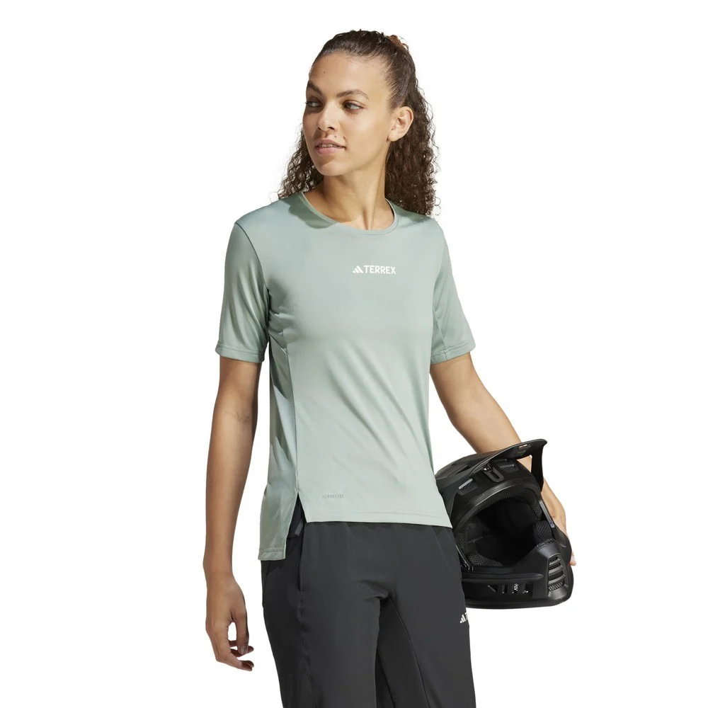 Multi Tee Womens - Silver Green - Image 4