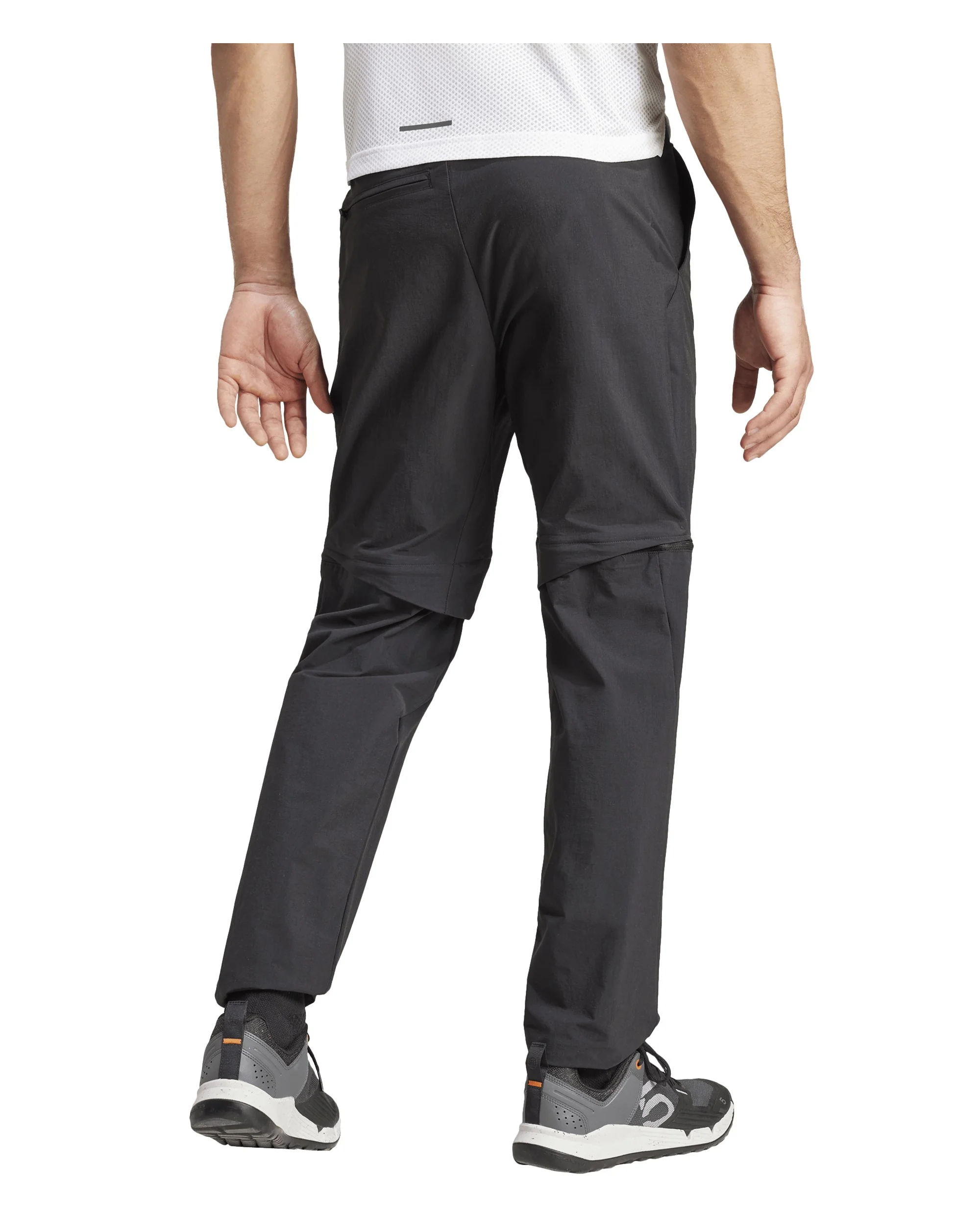 Multi Zip Off Pants Mens - Black - Image 3