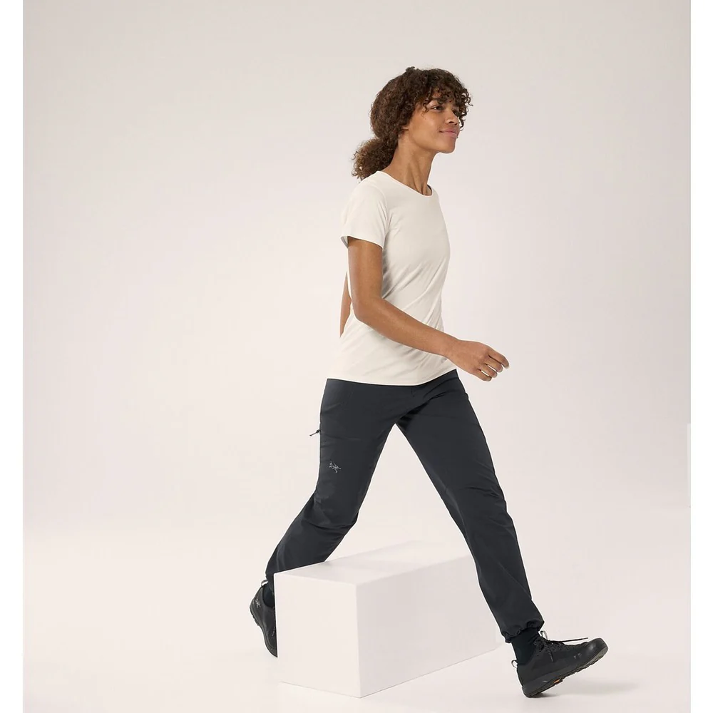 Taema Crew Tee Womens - Arctic Silk Heather - Image 4