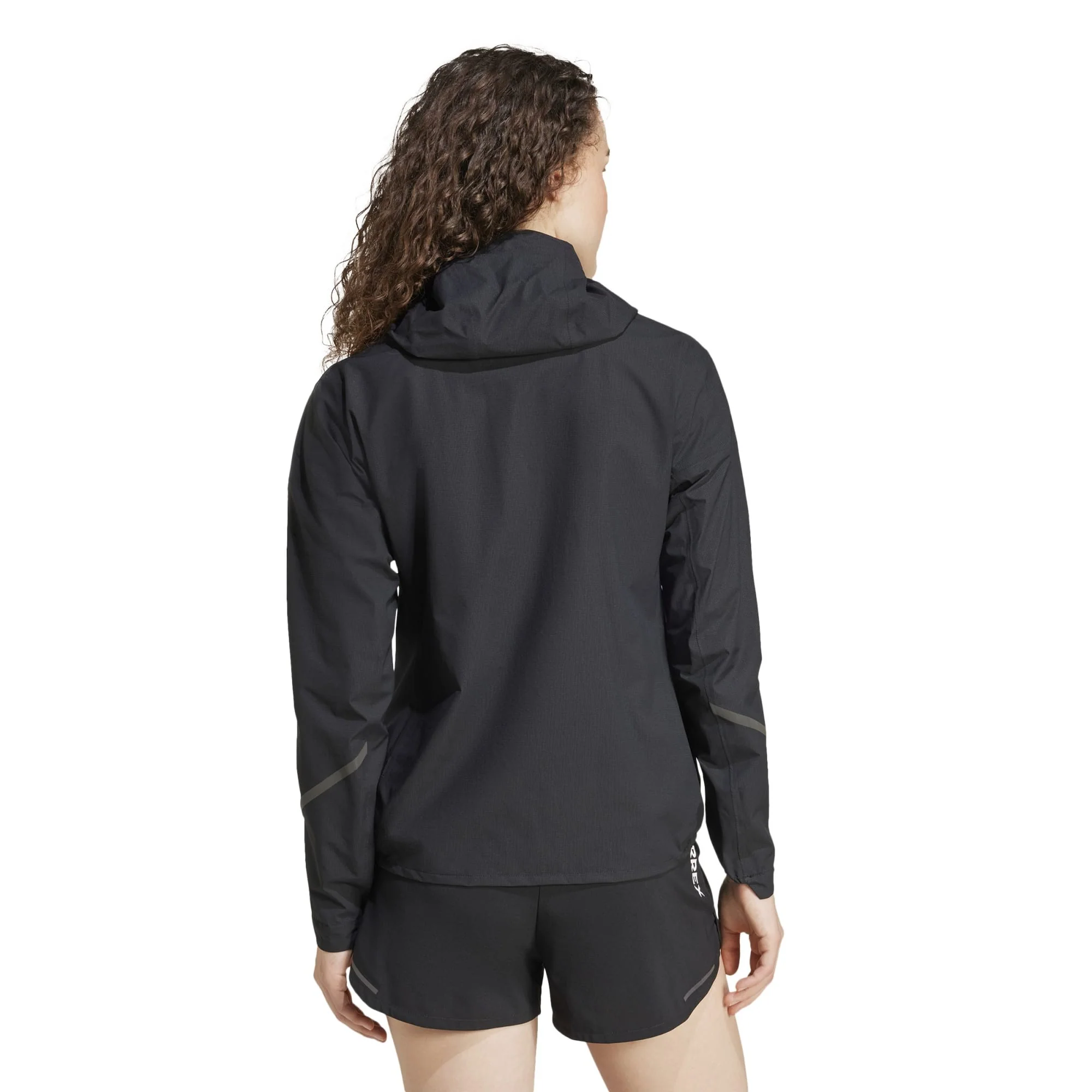 Xperior Light Rain Jacket Womens - Black - Image 3