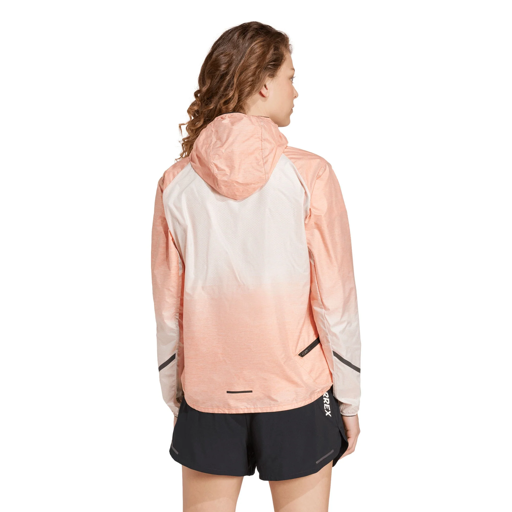 Xperior Light Windweave Jacket Womens - Semi Impact Orange - Image 3